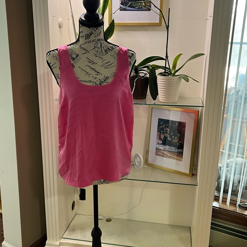 Black Tape Pink Tank Top